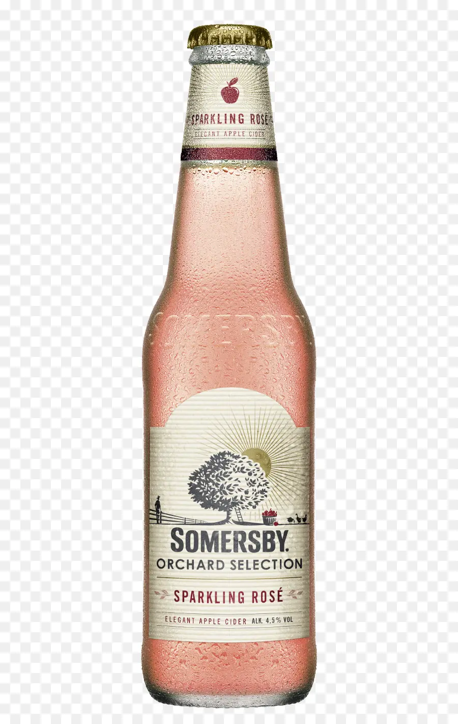 Rosé Pétillant Somersby，Bouteille PNG