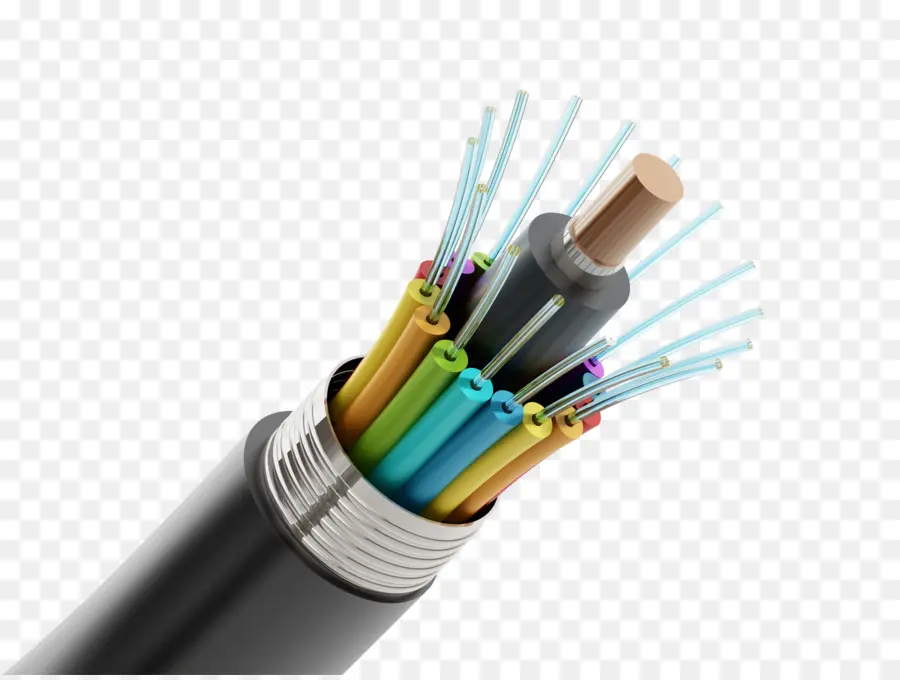 Fibre Optique，Câble Fibre Optique PNG