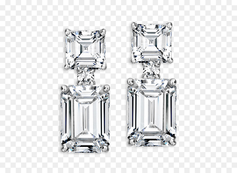 Boucles D'oreilles En Diamant，Pierres Précieuses PNG