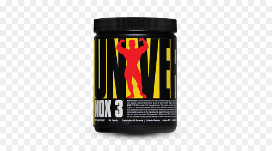 Complément Alimentaire，Universal Nutrition Nox3 180 Comprimés PNG