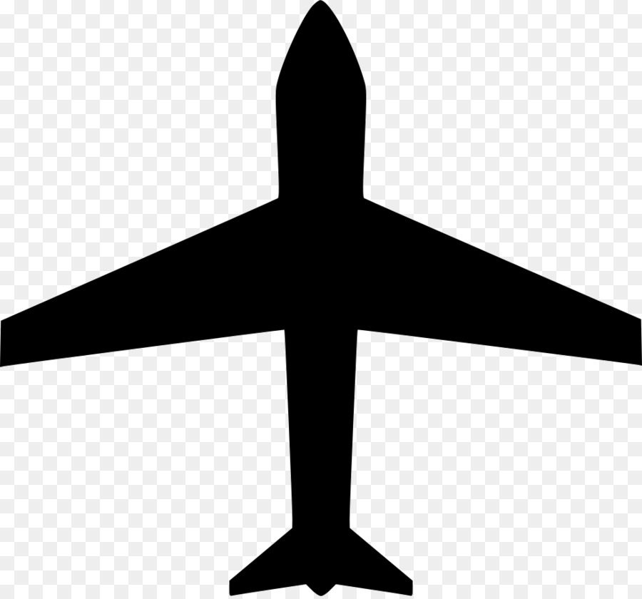 Silhouette D'avion，Aéronef PNG