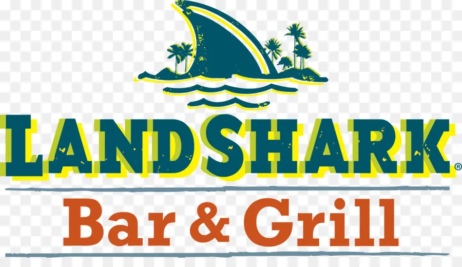 Logo Landshark Bar Grill，Requin Terrestre PNG