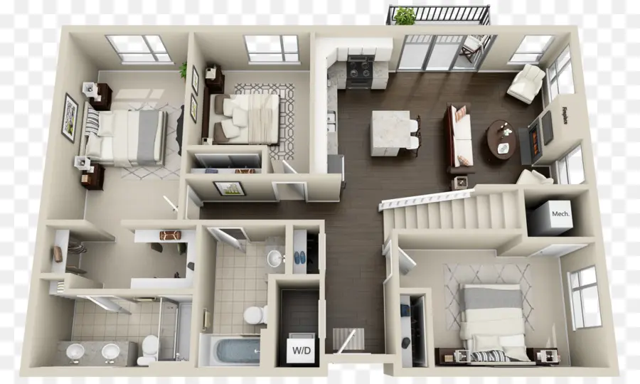 Plan De Maison，Loft PNG