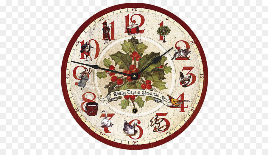 Horloge De Noël，Vacances PNG