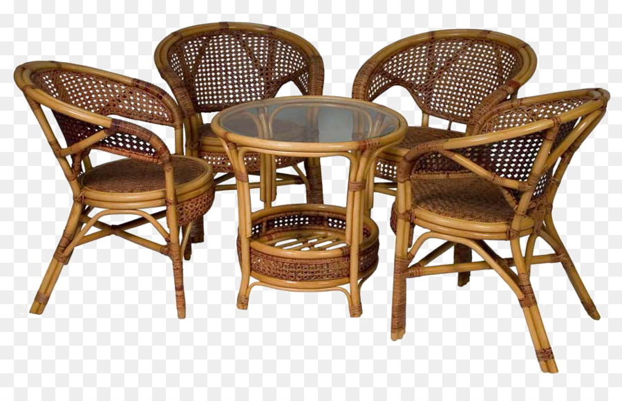 Table En Verre，Chaises PNG