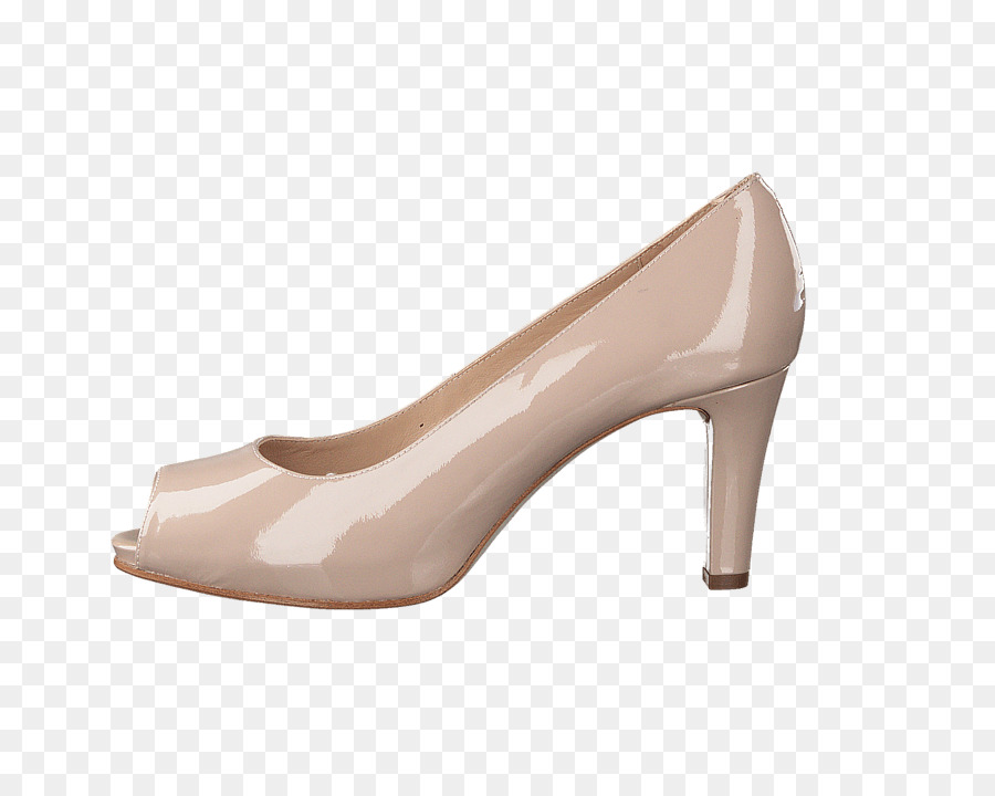 Chaussure à Talons Hauts，Beige PNG