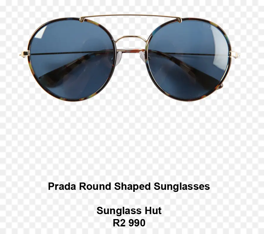 Lunettes De Soleil Rondes Prada，Prada PNG