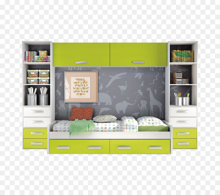 Ensemble De Chambre Pour Enfants，Lit PNG