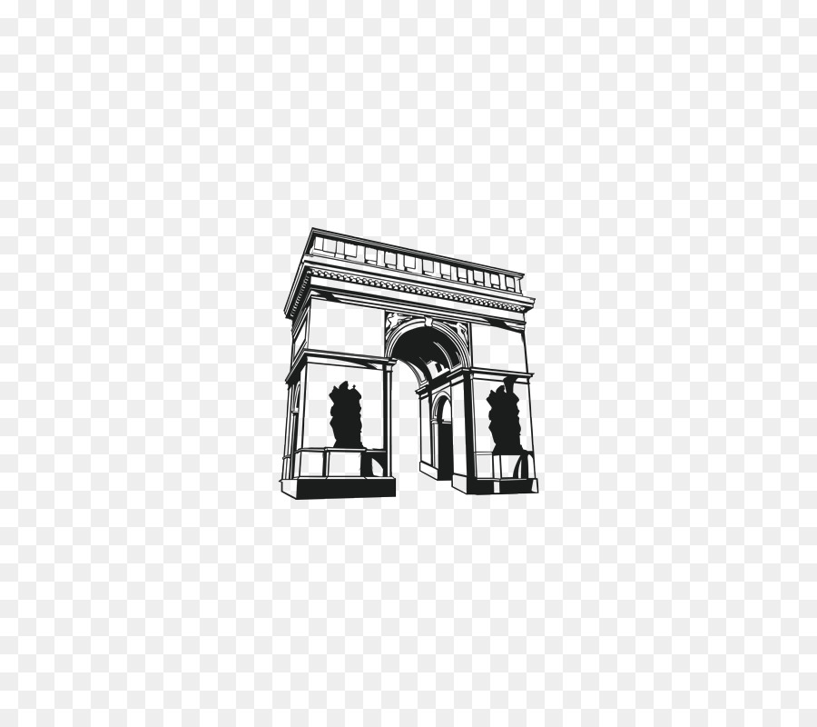 L Arc De Triomphe，Autocollant PNG