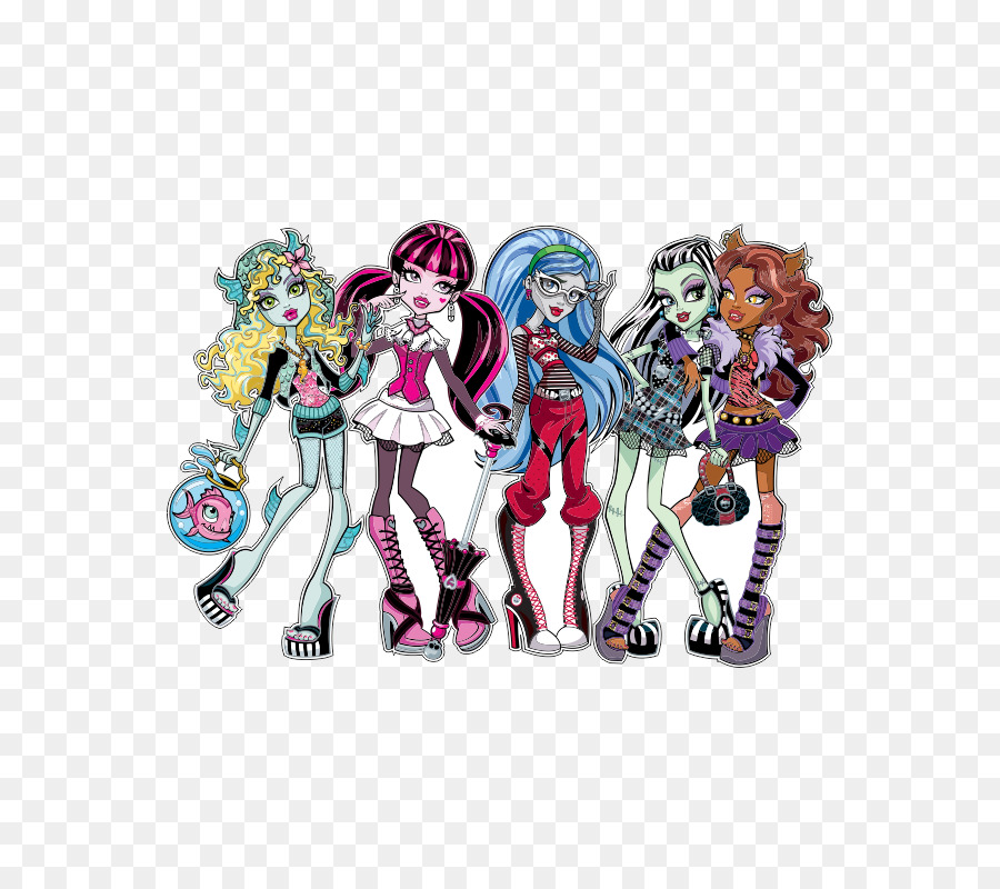 Personnages De Monster High，Poupées PNG