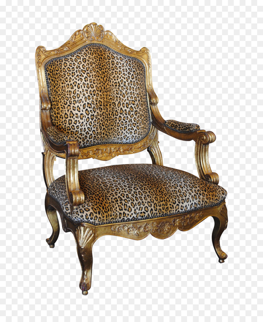 Chaise à Imprimé Léopard，Sièges PNG