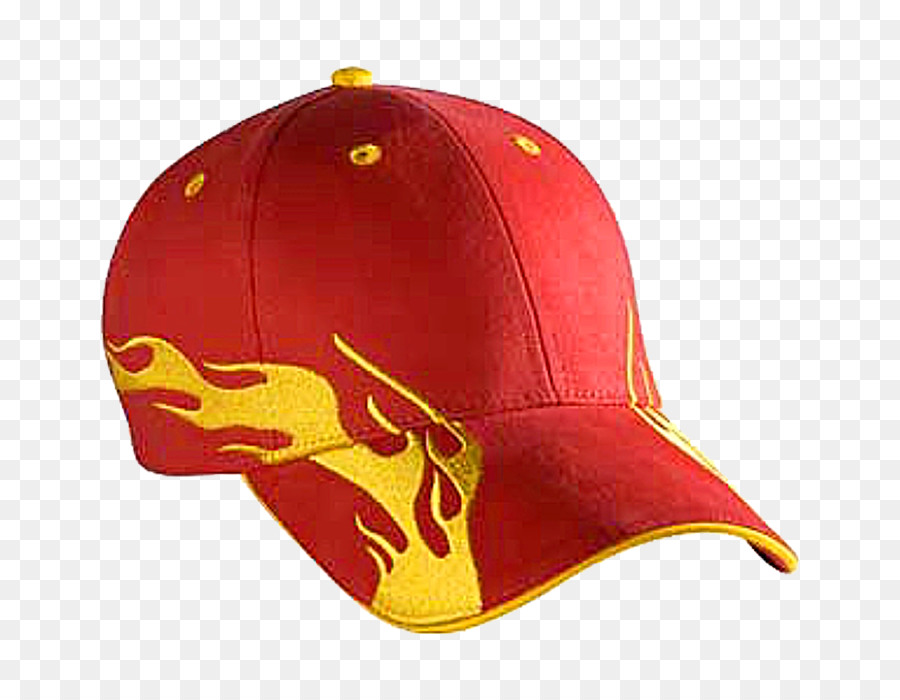 Casquette De Baseball，Otto Motif De Flamme Brossé Sergé De Coton Visière Sandwich Six Panel Low Profil Bas PNG