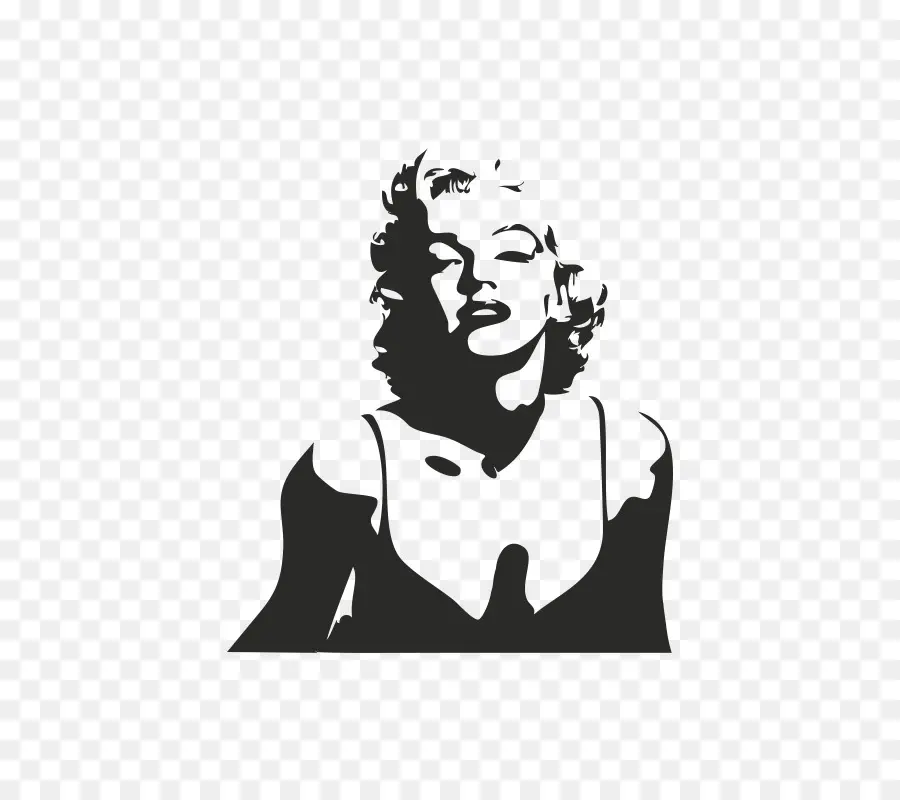 Marilyn Monroe，Silhouette PNG