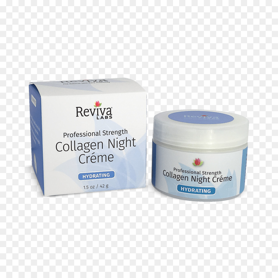 Crème，Reviva Labs Collagène Crème De Nuit Pour Hydrater La Peau PNG