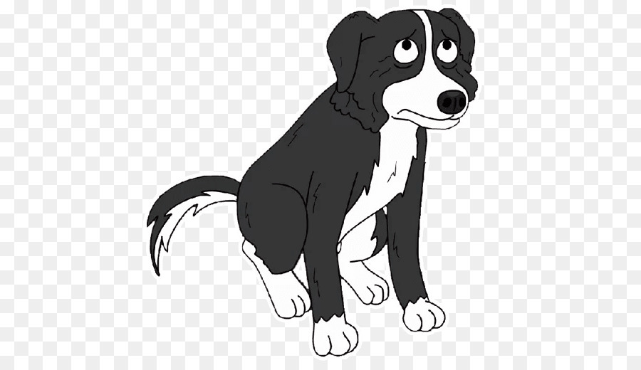 Chien De Dessin Animé，Noir Et Blanc PNG