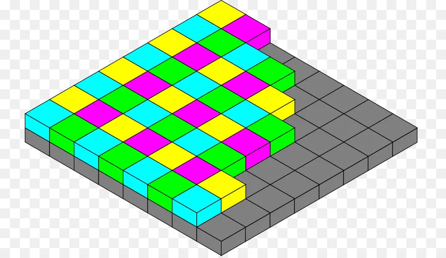 Blocs Colorés，Carrelage PNG