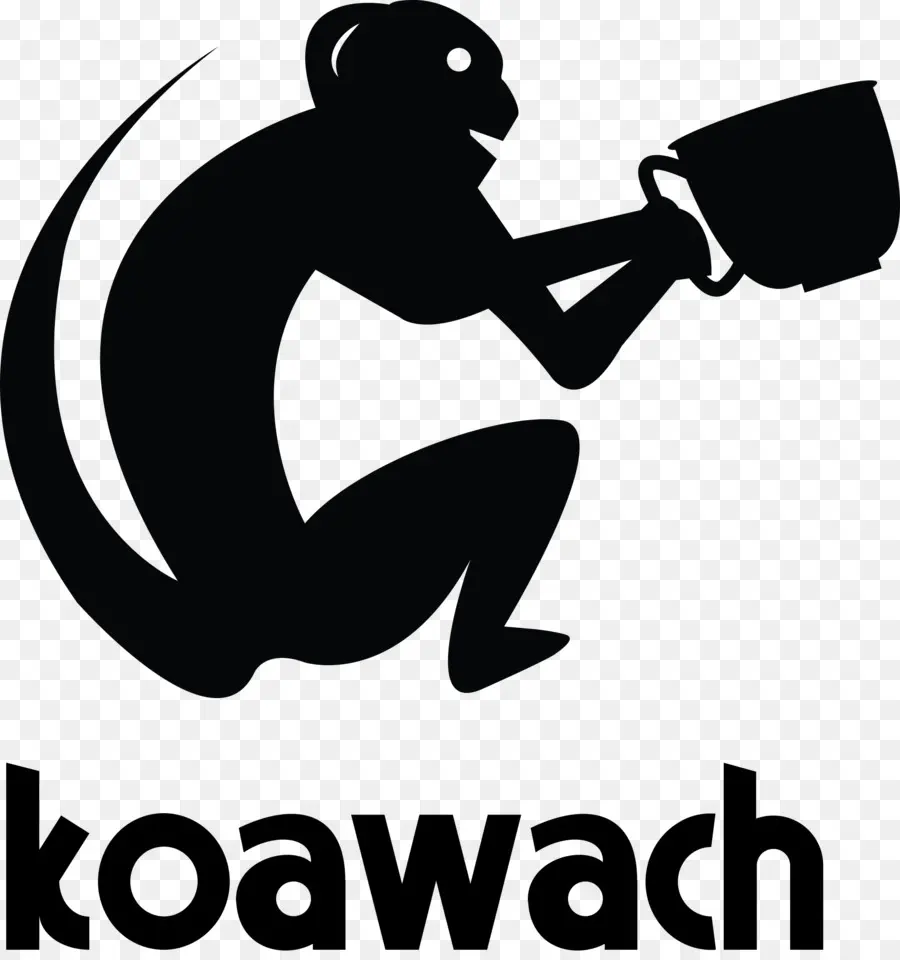 Singe Avec Tasse，Koawach PNG