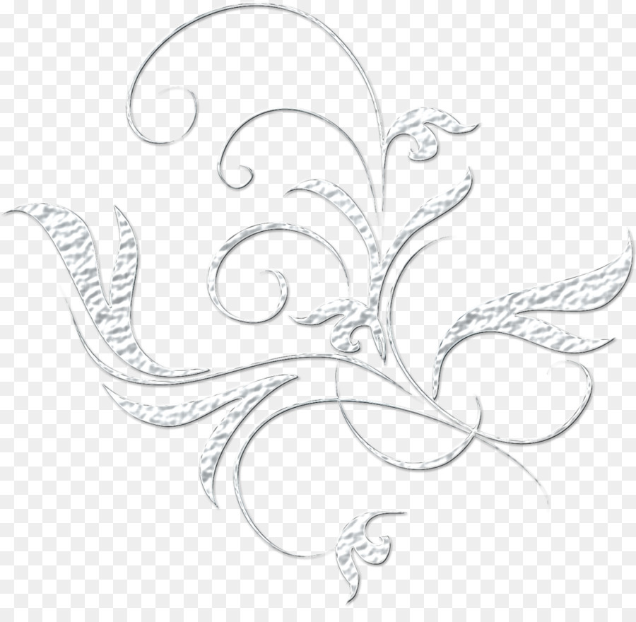 Motif Floral Blanc，Fleur PNG