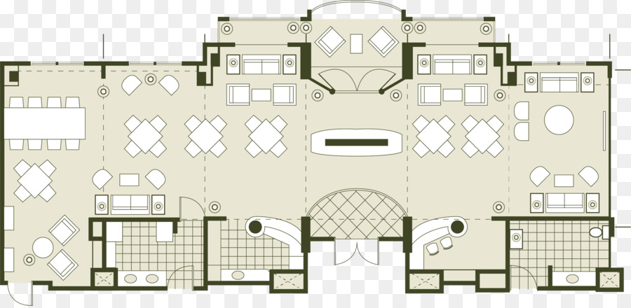 Plan D étage，L Architecture PNG