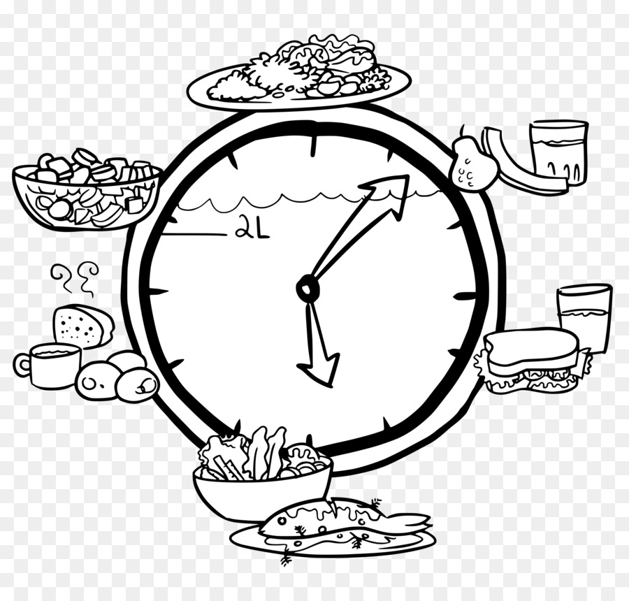 Horloge，Repas PNG