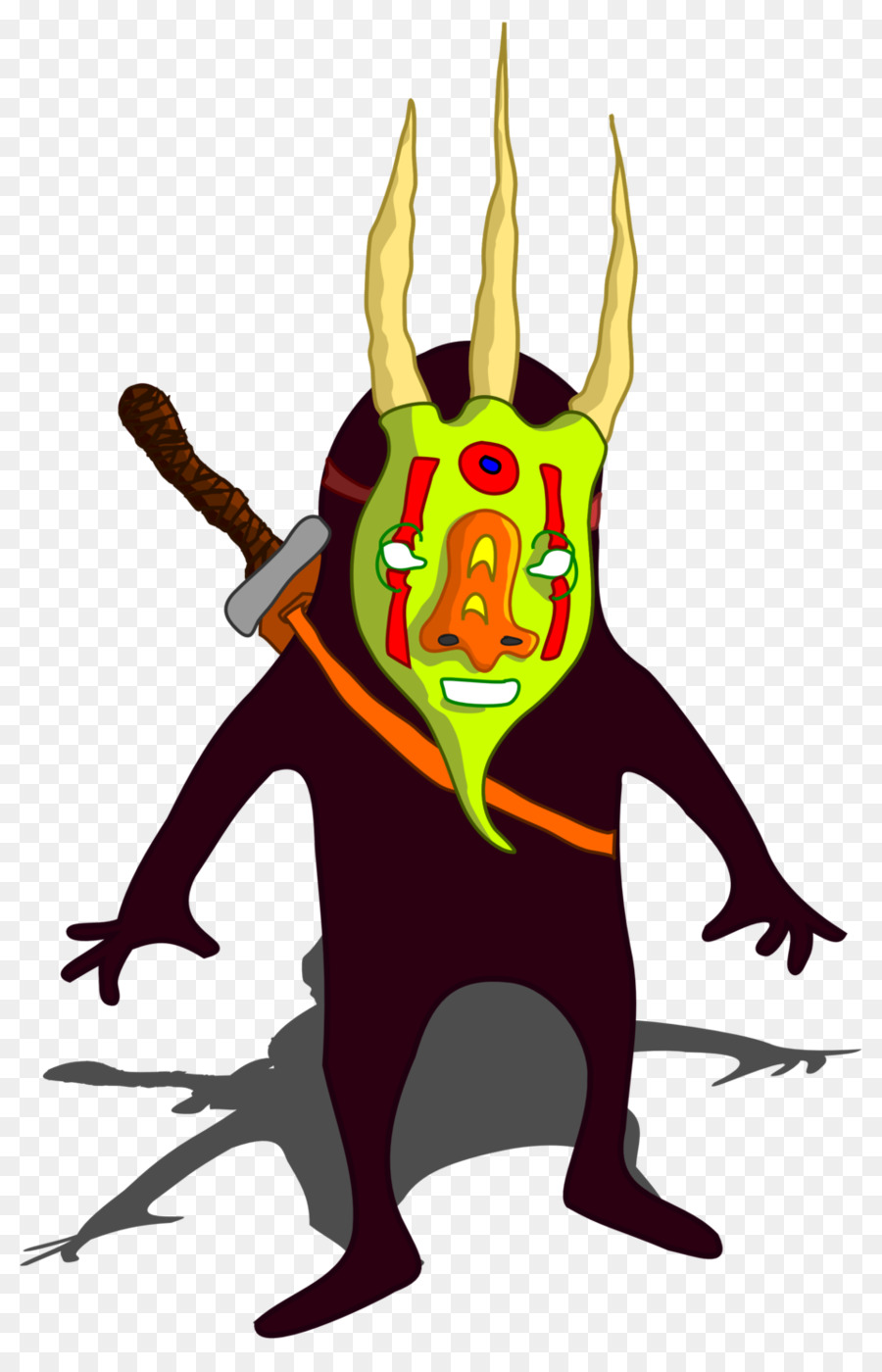 Personnage Masqué，Épée PNG