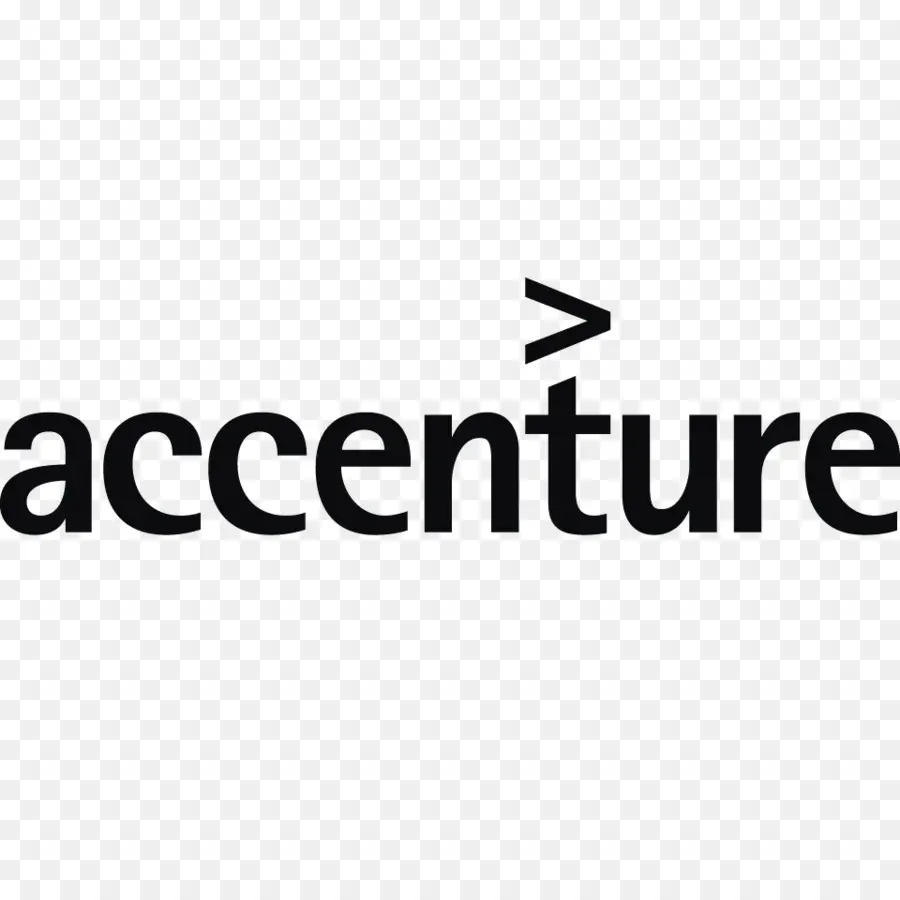 Logo Accenture，Noir PNG