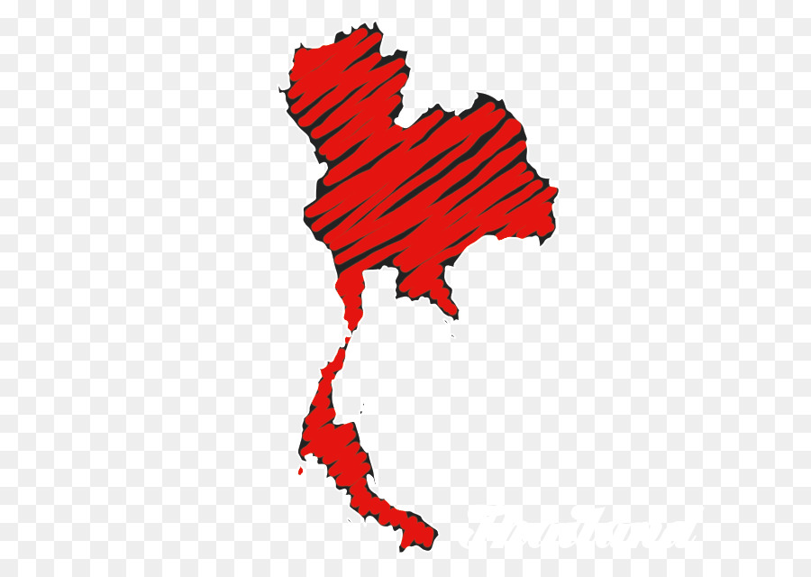 Thaïlande，Carte PNG