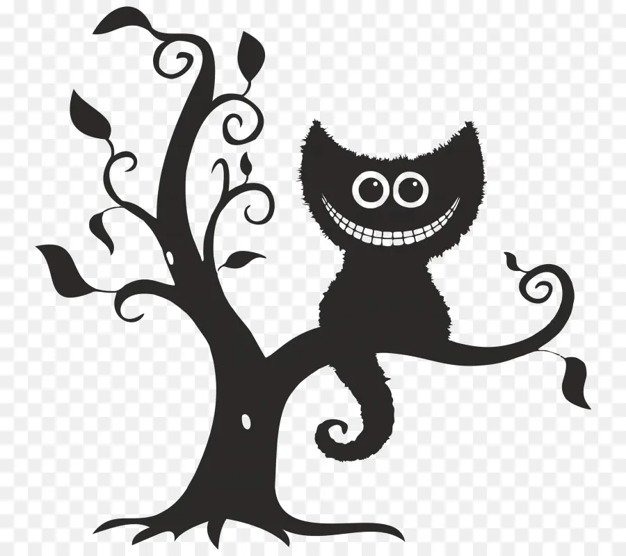 Chat Du Cheshire，Arbre PNG