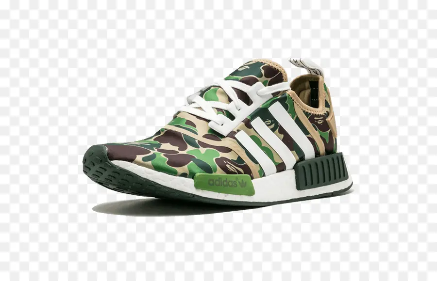 Bape X Nmd R1，Baskets Adidas Nmd R1 Pour Hommes PNG