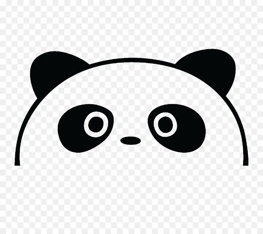 Visage De Panda，Mignon PNG