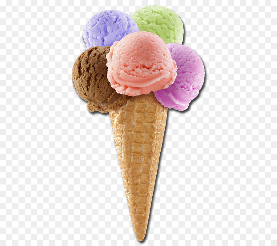 Cornet De Crème Glacée，Dessert PNG