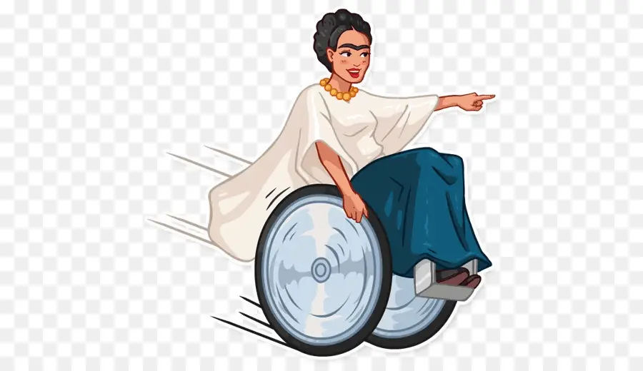 Femme En Fauteuil Roulant，Mouvement PNG