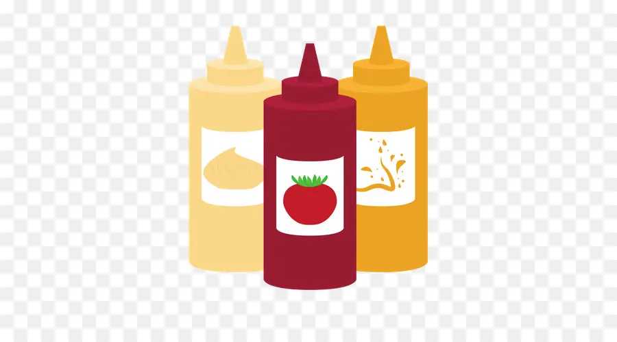 Bouteilles De Condiments，Ketchup PNG