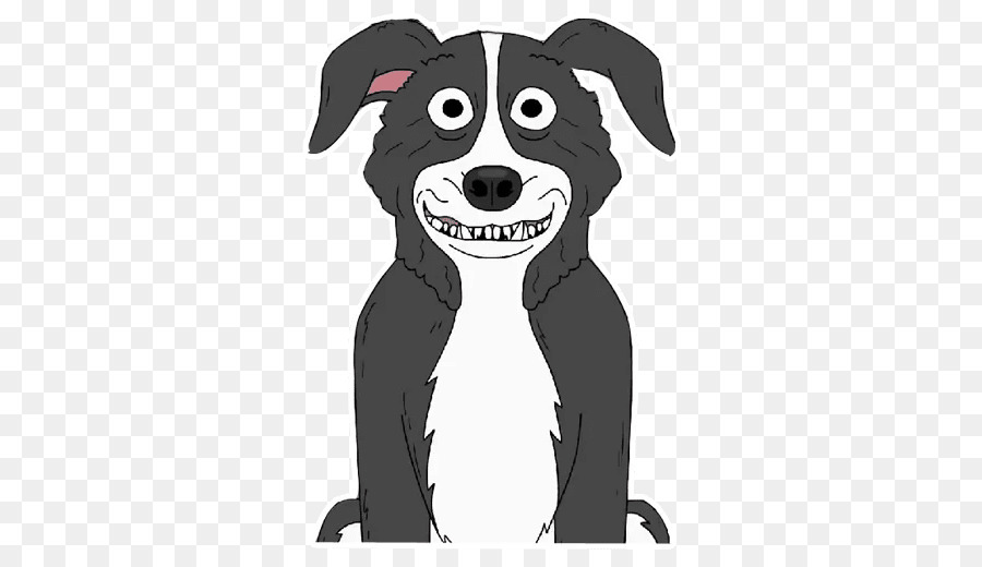 Chien De Dessin Animé，Noir Et Blanc PNG