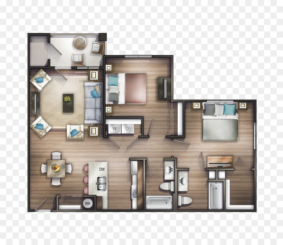 Disposition De L'appartement，Plan D'étage PNG