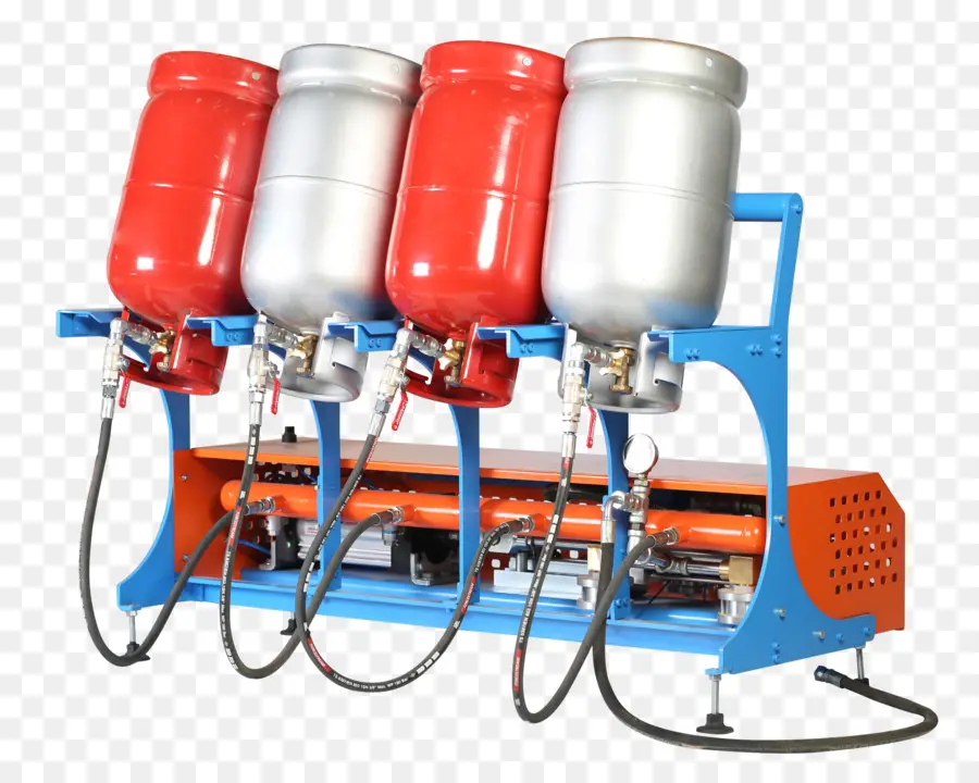 Machine De Remplissage De Bouteilles De Gaz，Cylindres PNG