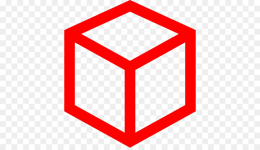 Cube Rouge，3d PNG