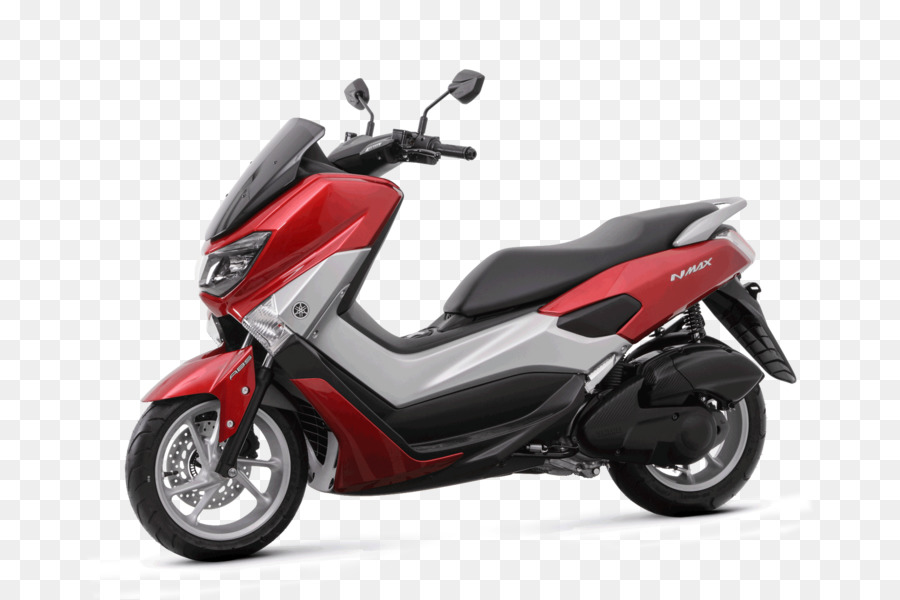 Moto Rouge Et Noire，Scooter PNG