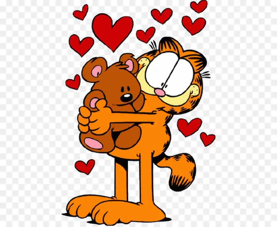 Garfield，Ours En Peluche PNG