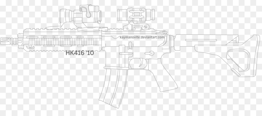 Fusil Hk416，Pistolet PNG