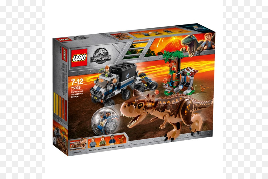 Carnotaurus，Lego Jurassic World PNG