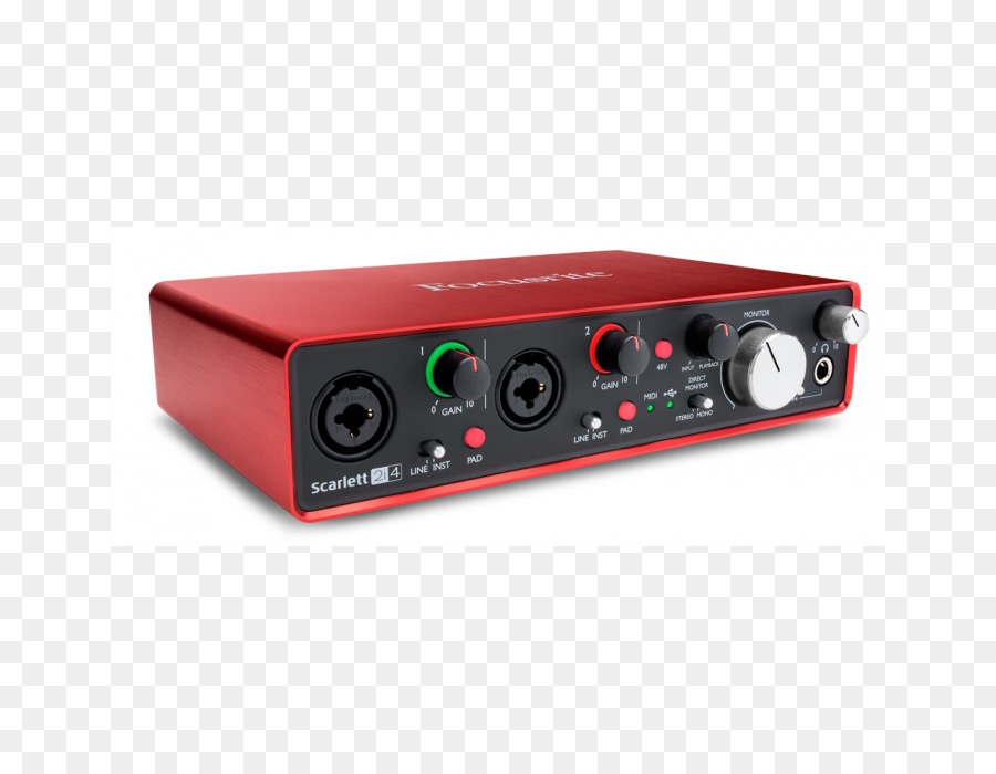 Microphone，Focusrite Scarlett 2i4 De 2ème Génération PNG