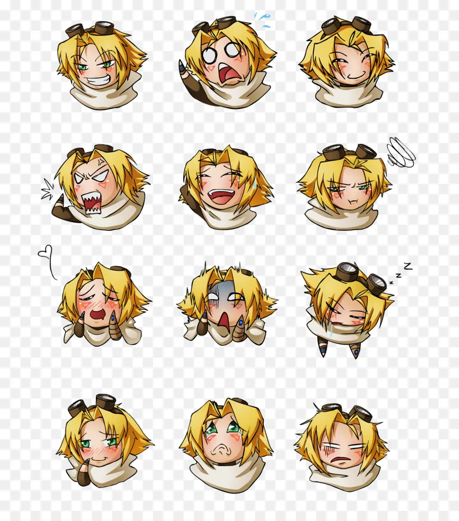 Expressions De Personnages Mignons，émotions PNG