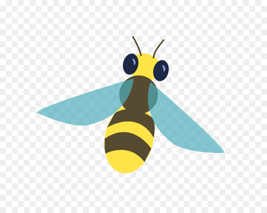 Abeille，Bleu PNG