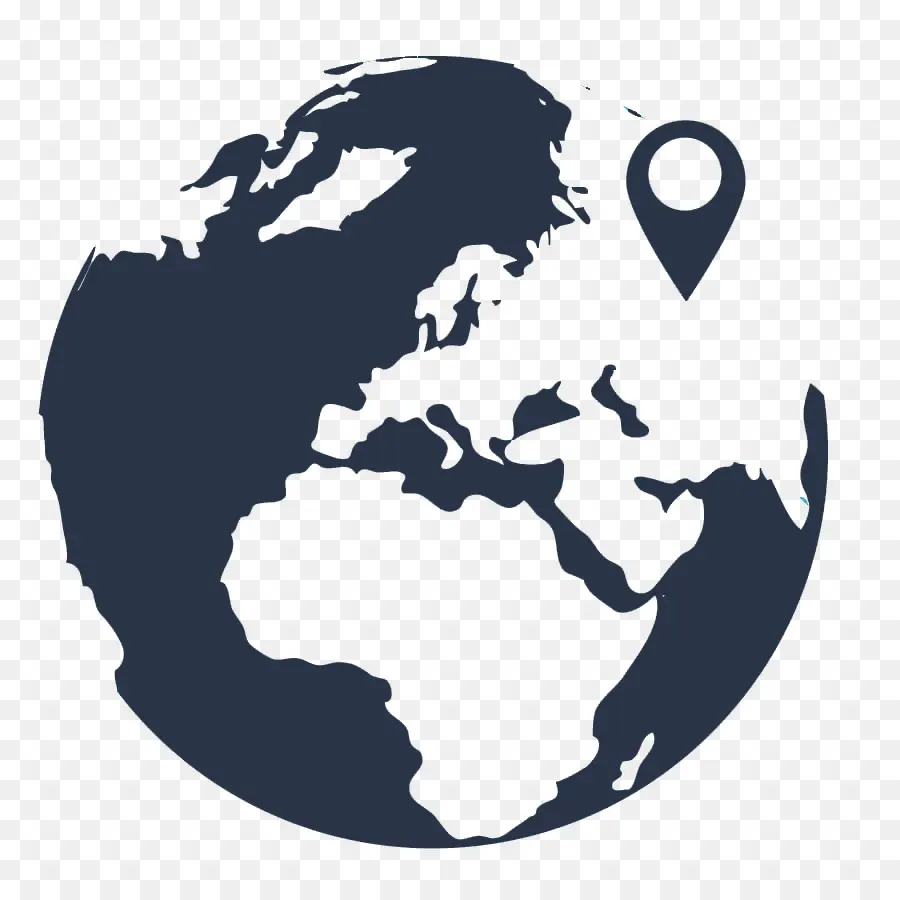 Carte Du Monde Avec épingle De Localisation，Globe PNG