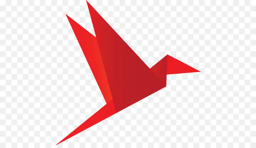 Oiseau En Origami，Papier PNG