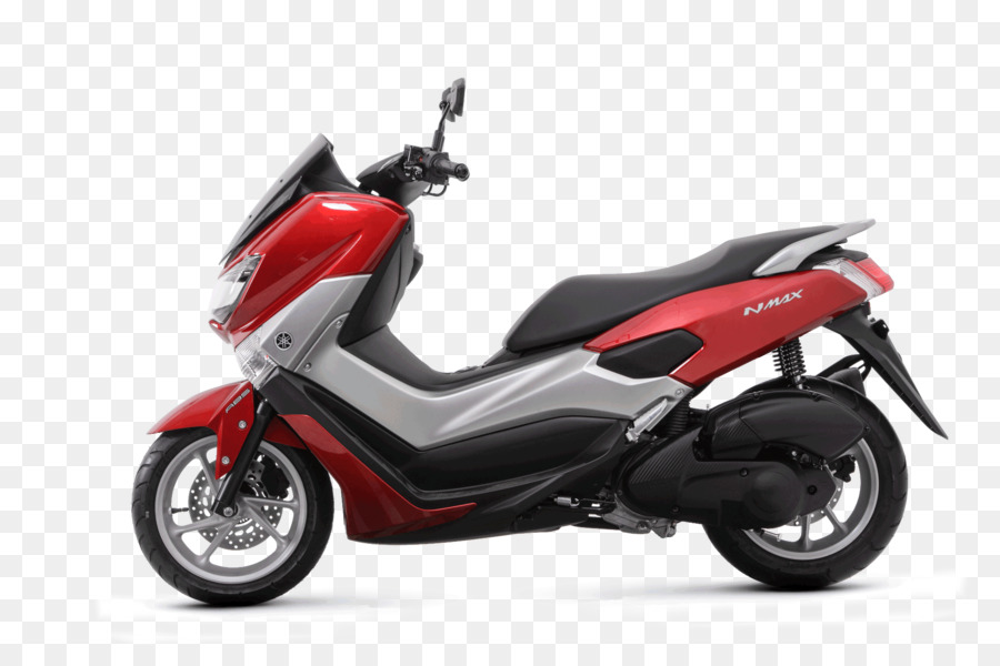 Moto Rouge Et Noire，Scooter PNG