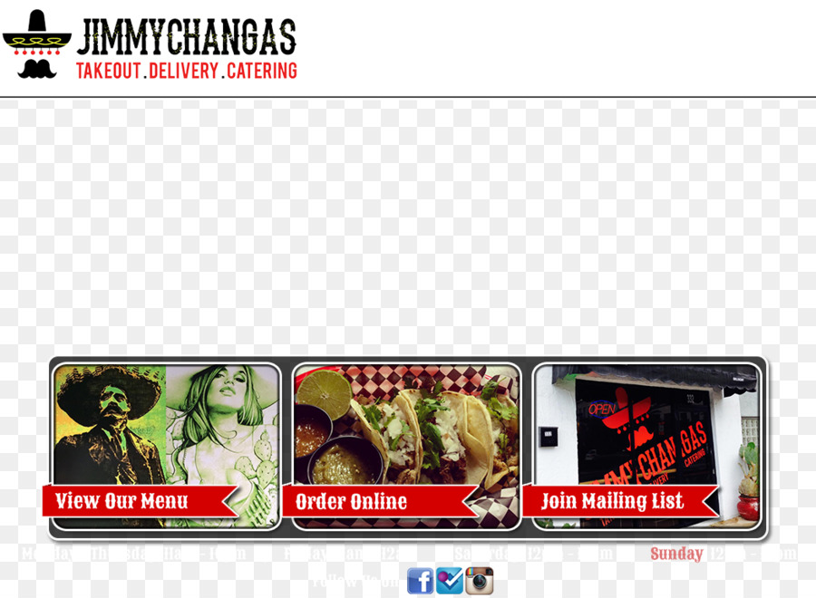 Jimmychangas，La Cuisine Mexicaine PNG