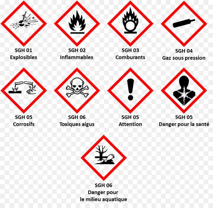 Symbole De Danger，Marchandises Dangereuses PNG