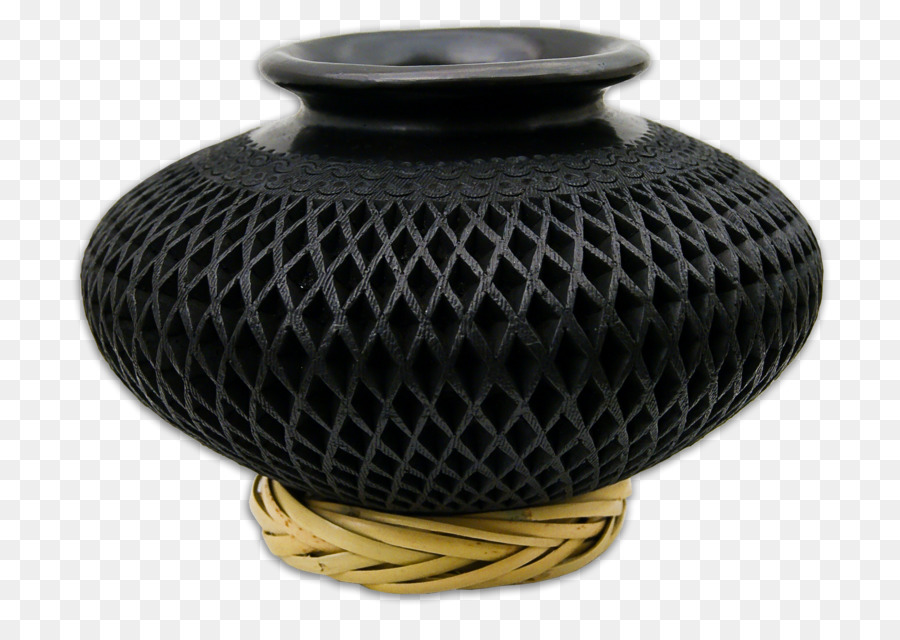 Vase En Poterie Noire，Poterie PNG